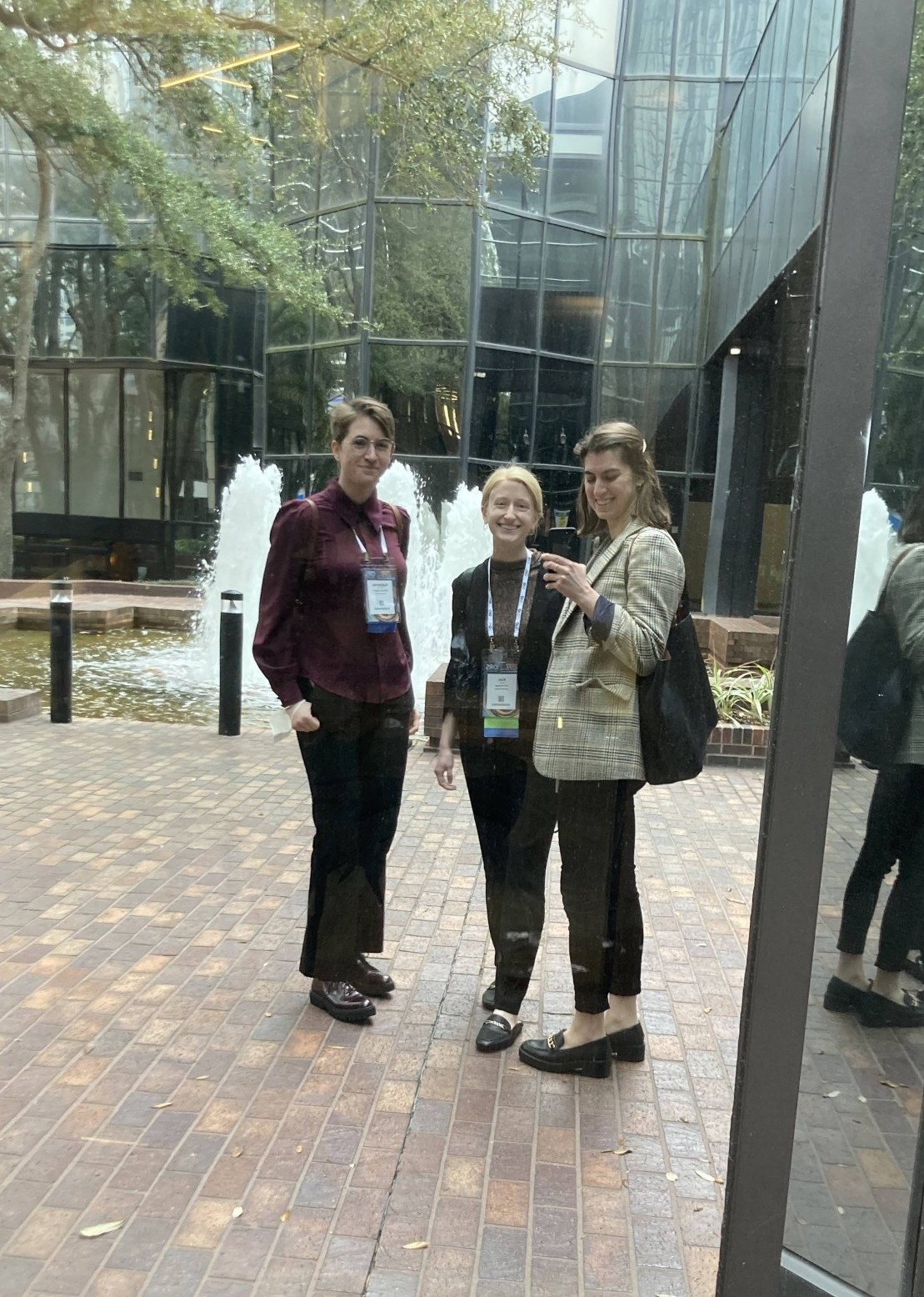 Katie, Kim, and Courtney in Tampa.