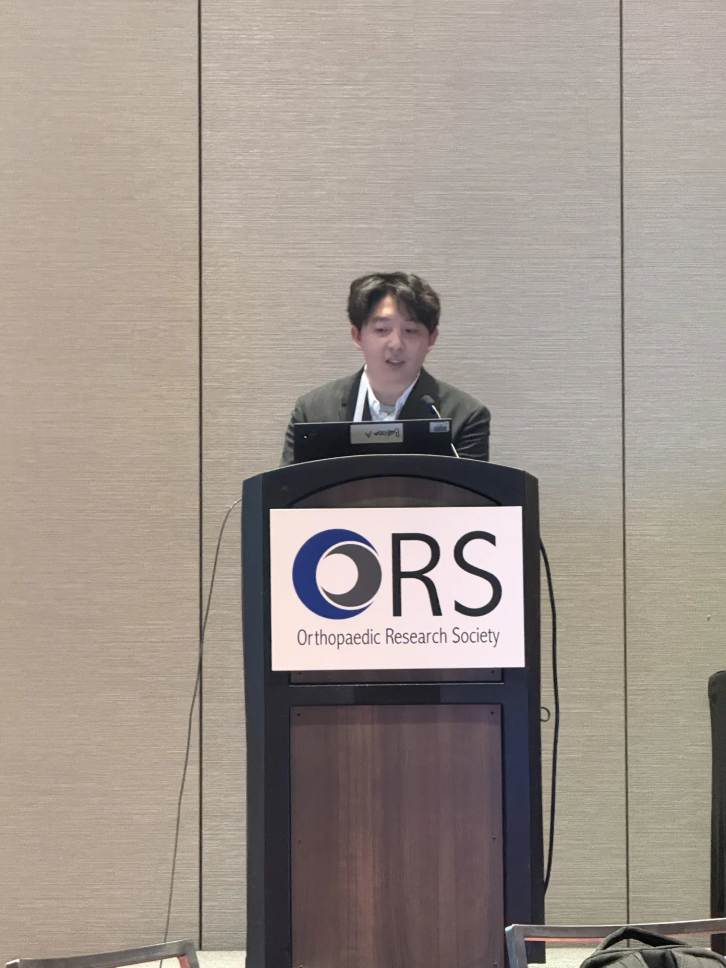 Haoyu's podium presentation