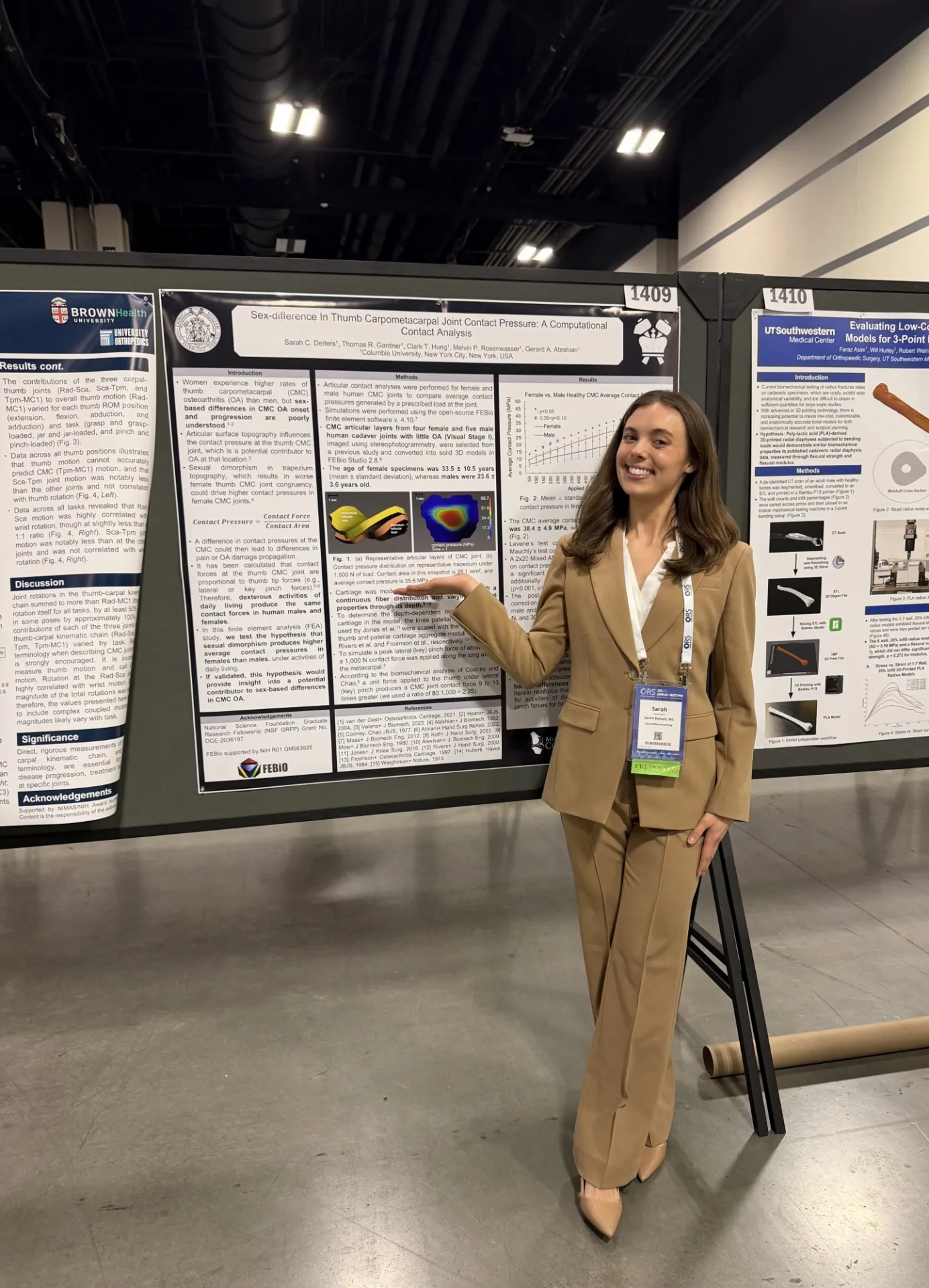 Sarah's poster presentation