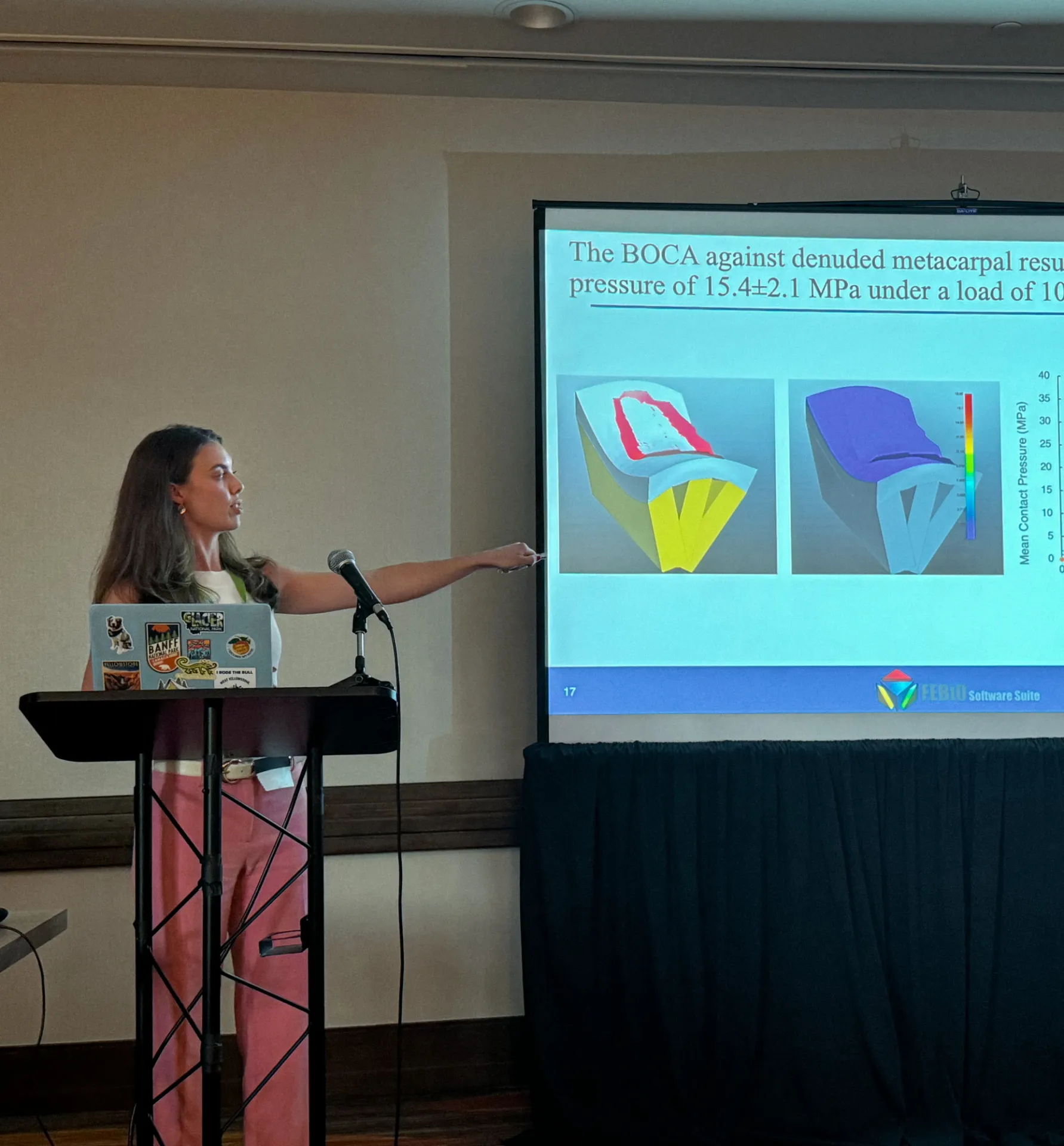 Sarah's presentation